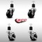 Service Caster 3'' SS Phenolic Wheel Swivel 1-7/8'' Expand Stem Caster Set 2 Brakes, 4PK SCC-SSEX20S314-PHS-2-TLB-2-178 - alternate 4
